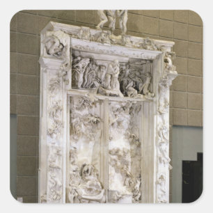 Adesivo Quadrado Os portões do inferno