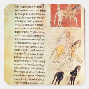 Adesivo Quadrado Os quatro cavaleiro do apocalipse