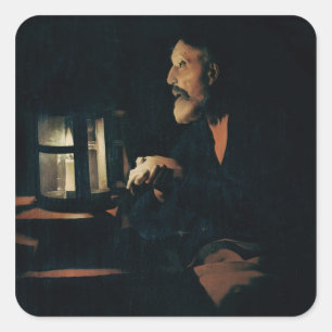 Adesivo Quadrado Os rasgos de St Peter