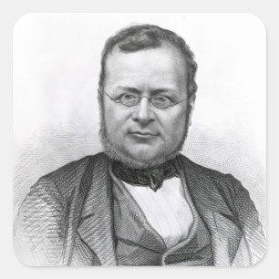 Adesivo Quadrado Os retratos da Sala de Desenho do Eminente