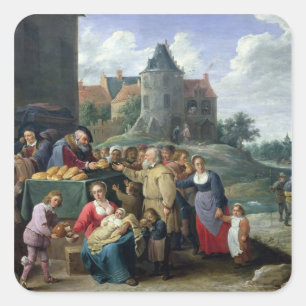 Adesivo Quadrado Os sete atos do Compaixão