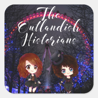 Adesivo Quadrado Os Stickers dos Historiadores Externos