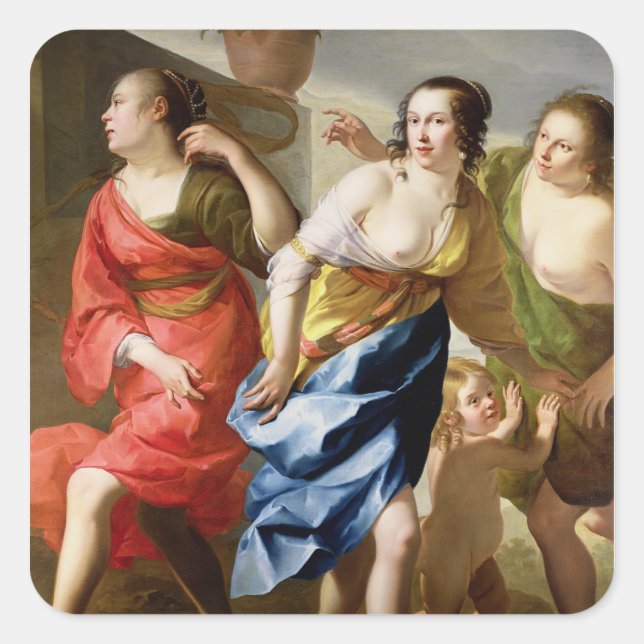 Adesivo Quadrado Os Três Graus (Frente)