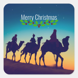 Adesivo Quadrado Os Três Sabedores