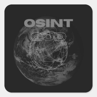 ADESIVO QUADRADO OSINT DEUS