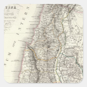Adesivo Quadrado OU Terre Sainte de Palestina - a Terra Santa