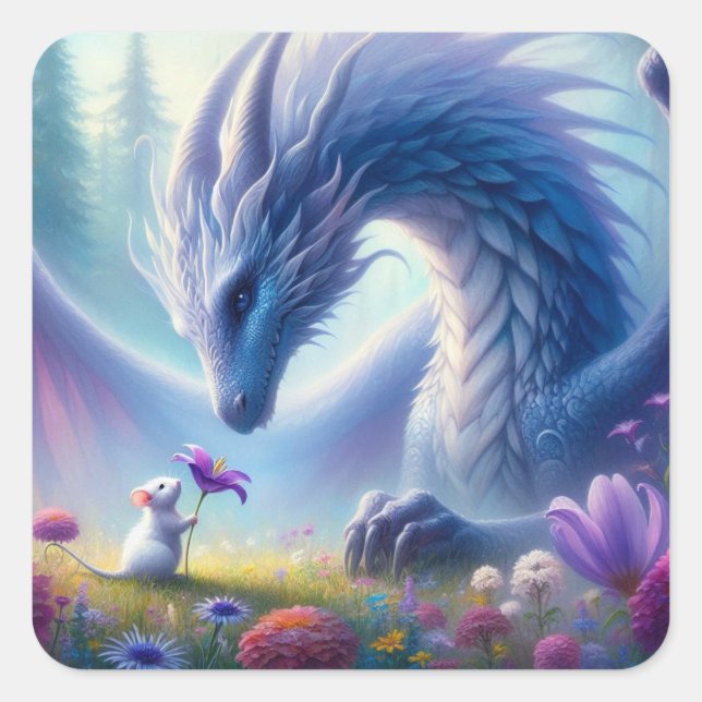 Adesivo Quadrado ou You Fantasy Sticker (Frente)