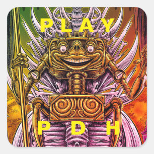 ADESIVO QUADRADO OUÇA O DRONE