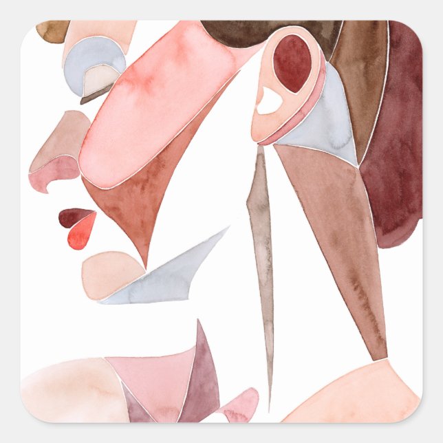 Adesivo Quadrado Ouro (Frente)