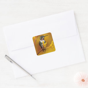 Adesivo Quadrado Ouro brilhante