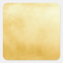 Adesivo Quadrado Ouro Foil Faux Dourado