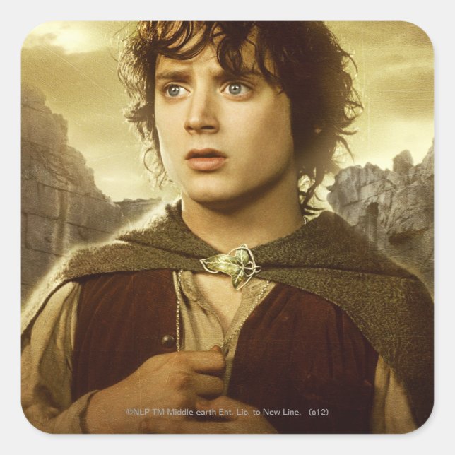 Adesivo Quadrado Ouro FRODO™ (Frente)
