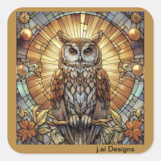 Adesivo Quadrado Ouro Nocturne