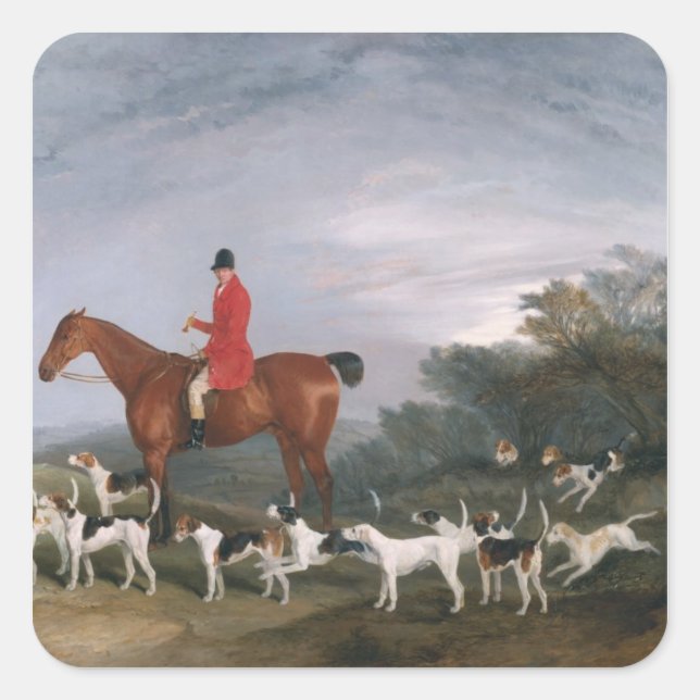 Adesivo Quadrado Out Hunting, 1841 (Frente)