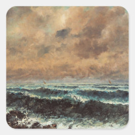 Adesivo Quadrado Outono - Gustave Courbet