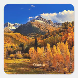 Adesivo Quadrado Outono no Colorado