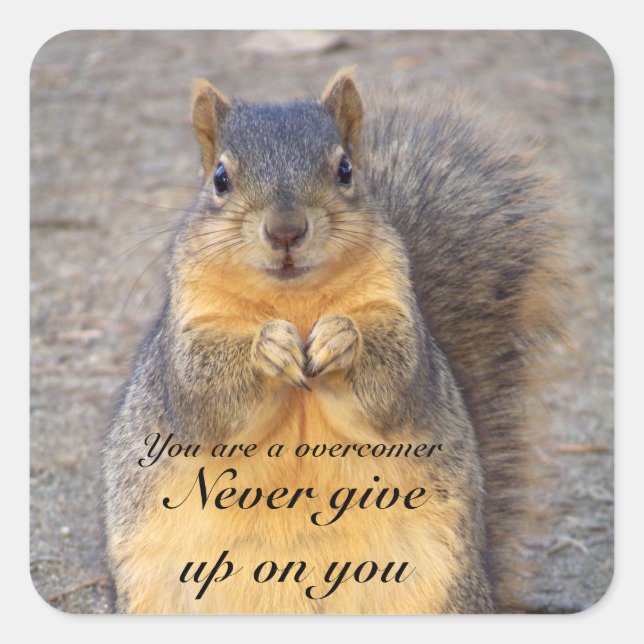 Adesivo Quadrado Overcomer_ Sticker (Frente)