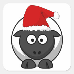 Adesivo Quadrado Ovinos papais noeis