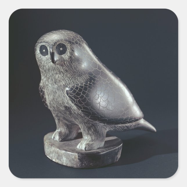 Adesivo Quadrado Owl, de Cape Dorset (Frente)