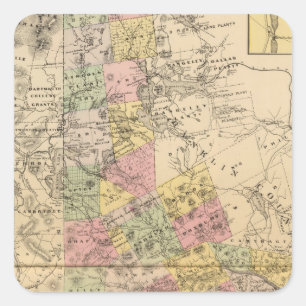 Adesivo Quadrado Oxford Co, Maine