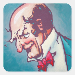 Adesivo Quadrado Oz Sticker - O Assistente