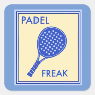 Adesivo Quadrado PADEL FREAK Sticker