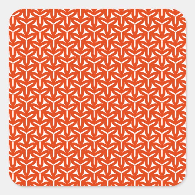 Adesivo Quadrado Padrão de lâminas gótico (Frente)