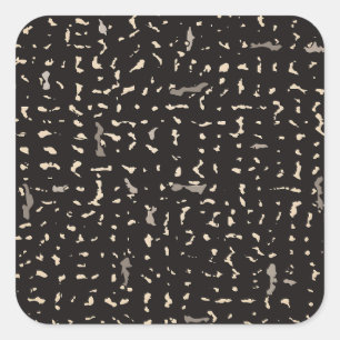 Adesivo Quadrado Padrão de notebook de composição preta e prata