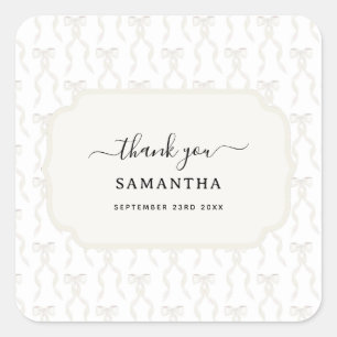 Adesivo Quadrado Padrão do Arco branco da rico Watercolor