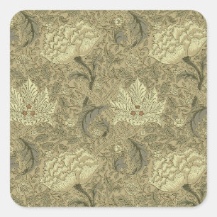 Adesivo Quadrado Padrão Floral William Morris Windrush: Vintage