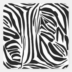 Adesivo Quadrado Padrão zebra