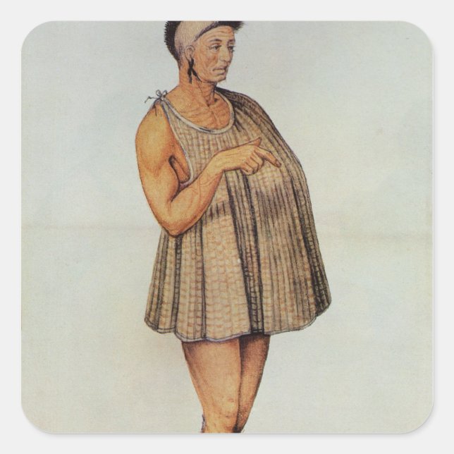 Adesivo Quadrado Padre Indiano (Frente)