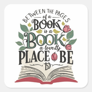 Adesivo Quadrado Pages Lover Sticker