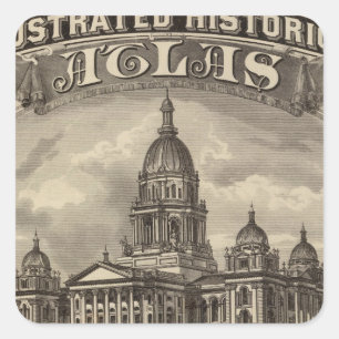 Adesivo Quadrado Página de Título