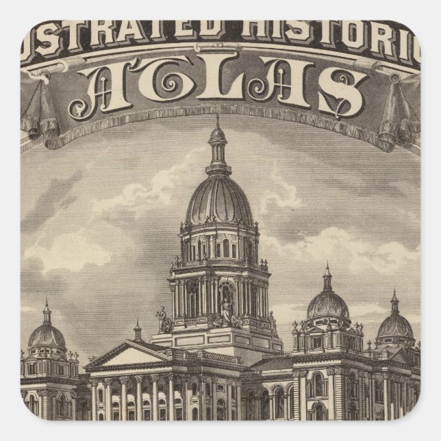 Adesivo Quadrado Página de Título (Frente)