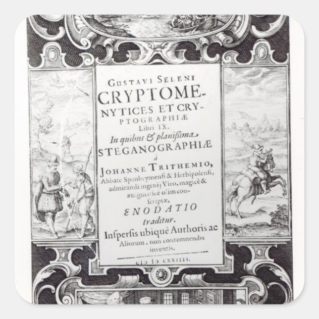 Adesivo Quadrado Página de Título do Livro 9 (Frente)