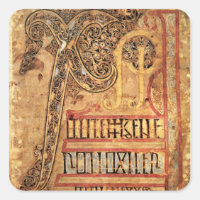 Página inicial do Lichfield Gospels, c.720