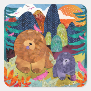 ADESIVO QUADRADO PÁGINAS 4 A UNIDADES