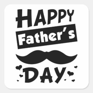 Adesivo Quadrado Pai Pai Dia de os pais Padre Melhor Ideia de Prese