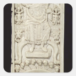 Adesivo Quadrado Painel do Diptych do cônsul Areobindus