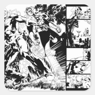 Adesivo Quadrado Painel Lanterna Flash e Verde 2