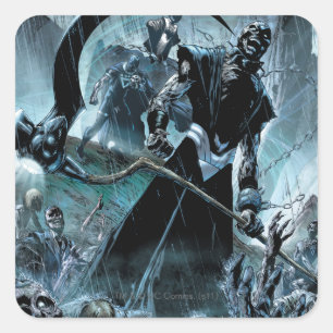 Adesivo Quadrado Painel Lanterna Preta