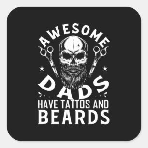 Adesivo Quadrado Pais Fantásticos Têm Tatuagens E Barras