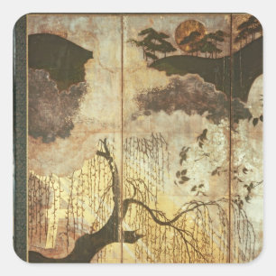 Adesivo Quadrado Paisagem Sunny