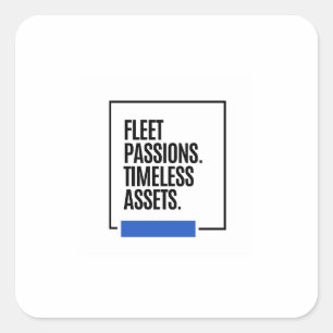 Adesivo Quadrado PAIXÕES FUGIDIAS. ATIVOS SEMPRE VALIOSOS. - Invest