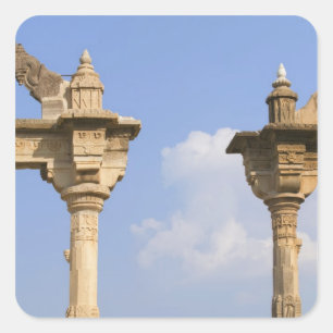 Adesivo Quadrado Palácio da Cidade, Udaipur, Rajasthan, Índia 2