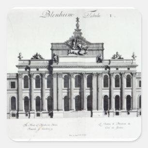 Adesivo Quadrado Palácio de Blenheim