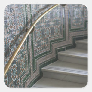 Adesivo Quadrado Palacio de Comunicações, azulejos mouriscos