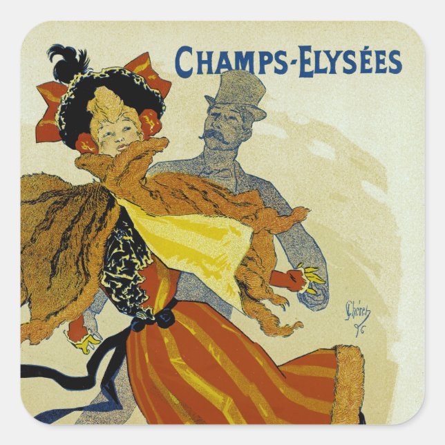 Adesivo Quadrado Palais de Glace (Frente)