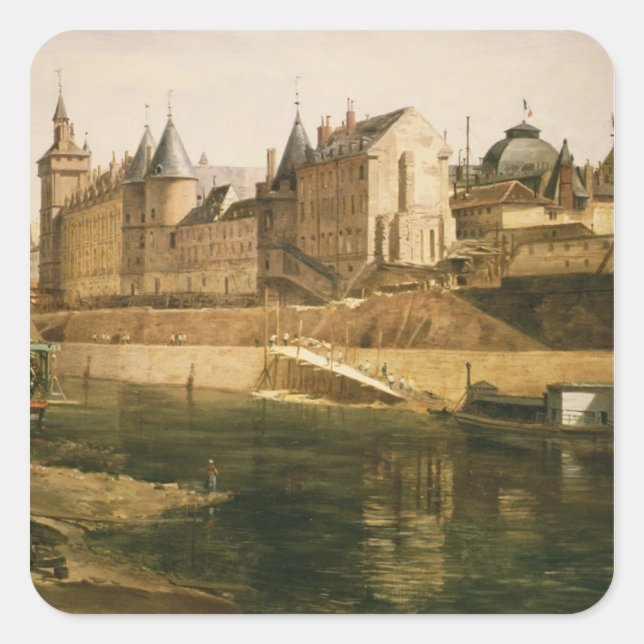 Adesivo Quadrado Palais de Justiça (Frente)